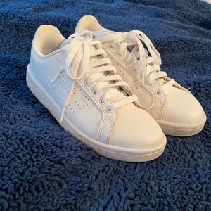 Adidas neo white: cloudform sneakers